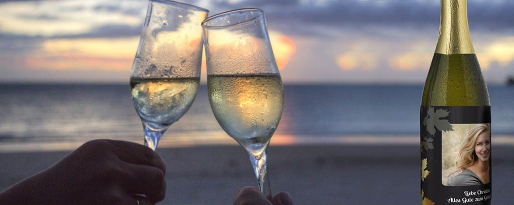 Wein, Champagner und Prosecco ein beliebtes Geburtstagsgeschenk