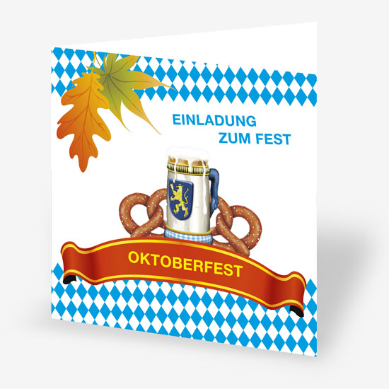Einladungskarte Oktoberfest 1110
