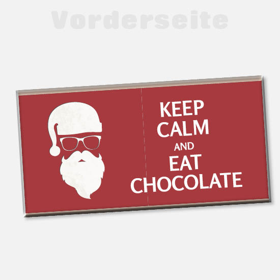 Weihnachts Foto-Schokolade 1140 | Keep Calm and eat Chocolate