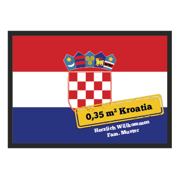 Fussmatte 1015 | Wappen Kroatien