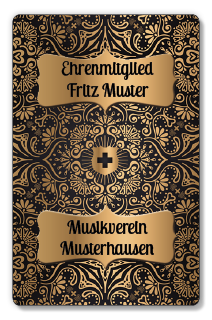 Jasskarten mit goldenem Schweizerkreuz im Swissness-Design