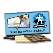 Foto-Schokolade 1180 | Home-Office Superhero