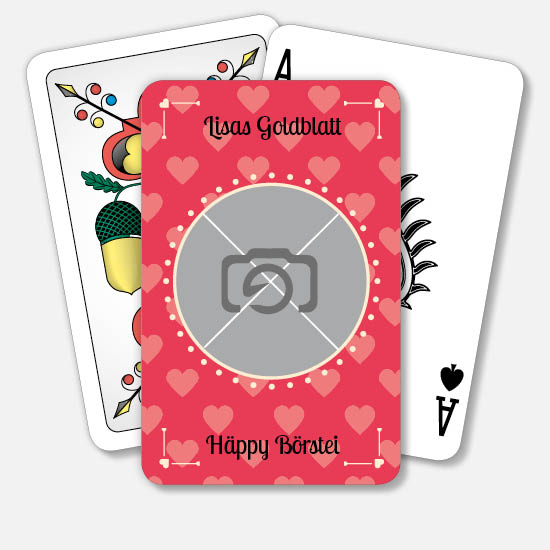 Jasskarten/Pokerkarten 1081 | Herzblatt