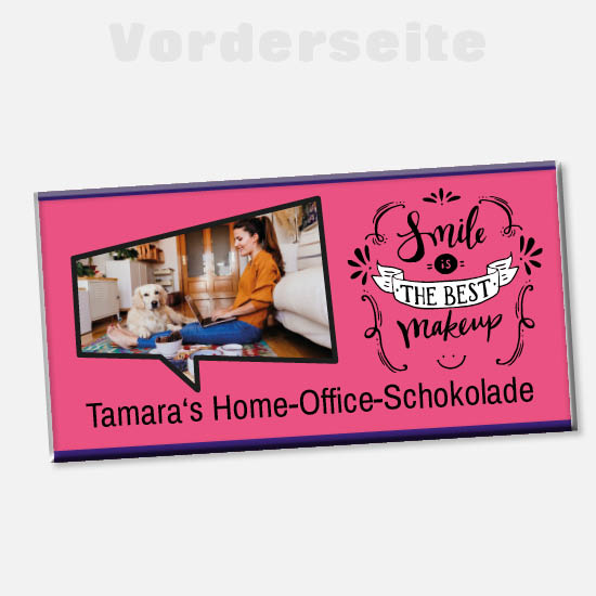Foto-Schokolade 1181 | Home-Office Smile is the best Makeup