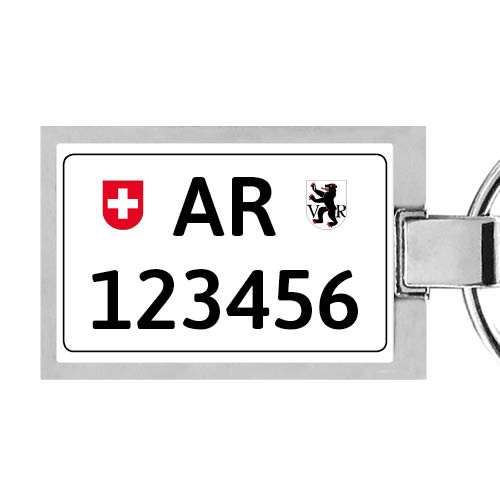 Schlüsselanhänger mit Appenzell Ausserrhoden Kennzeichen