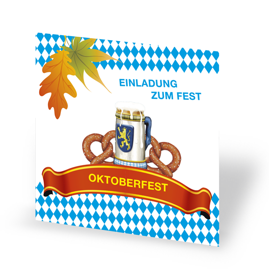 Einladungskarten fürs Oktoberfest